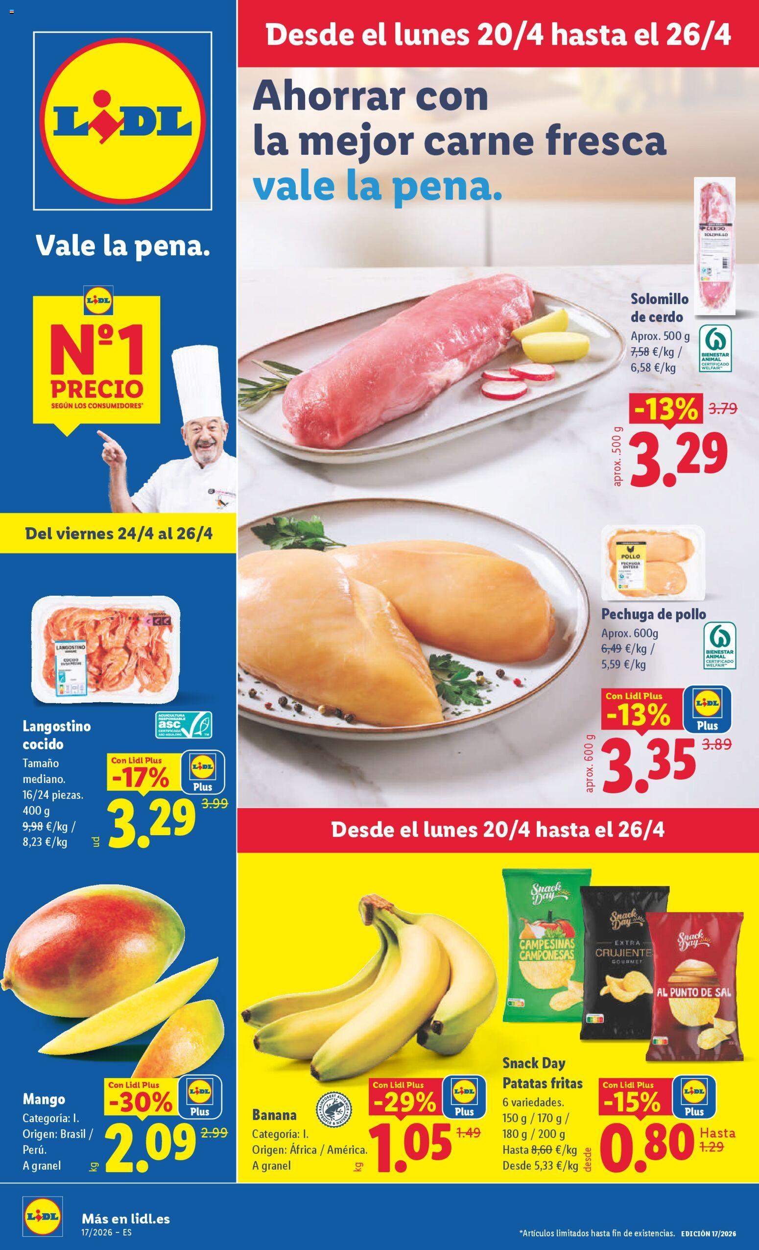 Nuevo folleto Lidl desde 20/04