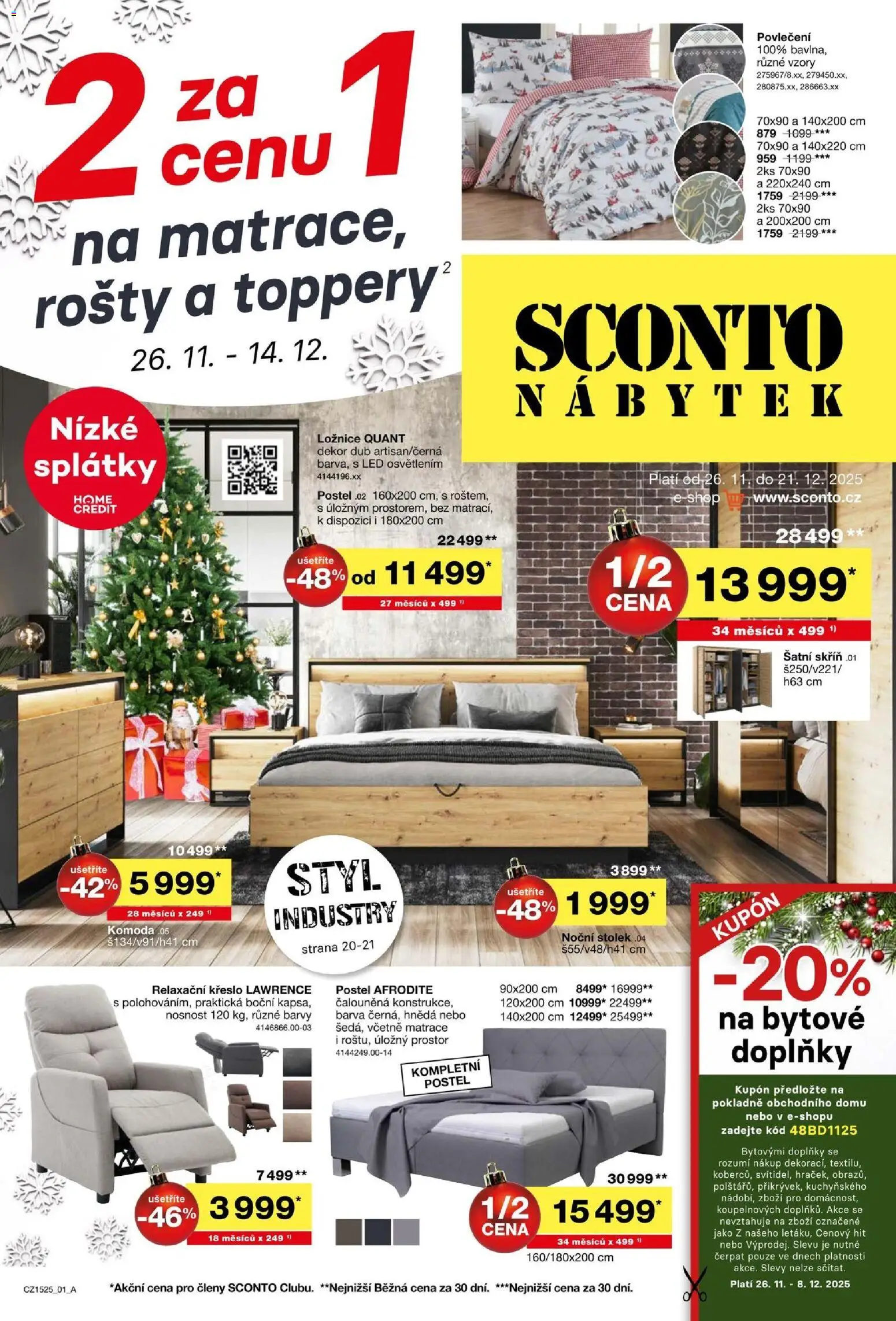 Náhled nabídky: Sconto nábytek Leták platný od 26.11.2025