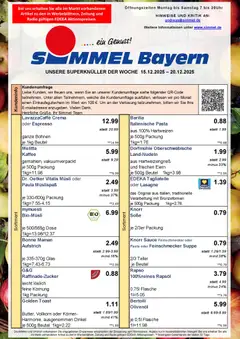 Vorschau von dem Prospekt des Geschäftes Simmel, gültig ab dem 15.12.2025