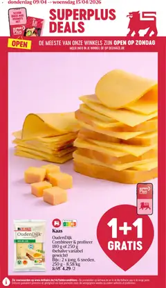 Prévisualisation de Delhaize Folder week 15 du magasin Delhaize formulaire valide 09/04/2026