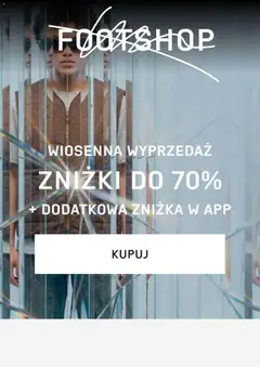 Pogląd gazetki "Footshop" ze sklepu Oferty ważnej od 08.04.2026