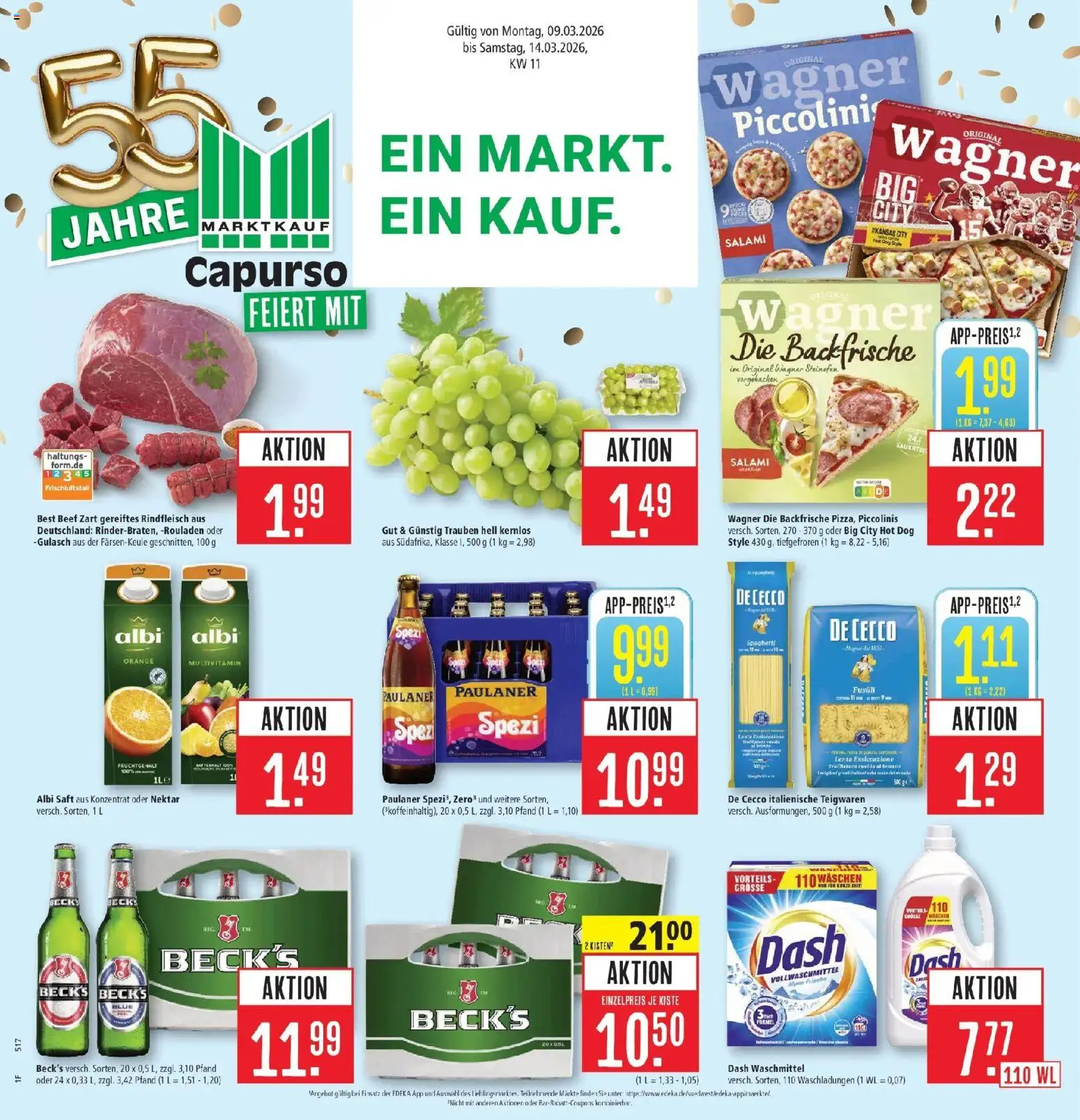 Vorschau von dem Prospekt des Geschäftes Marktkauf, gültig ab dem 09.03.2026