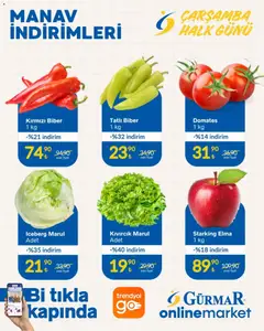 Gürmar Manav İndirimleri 03.12.2025 - Broşürünün önizlemesi