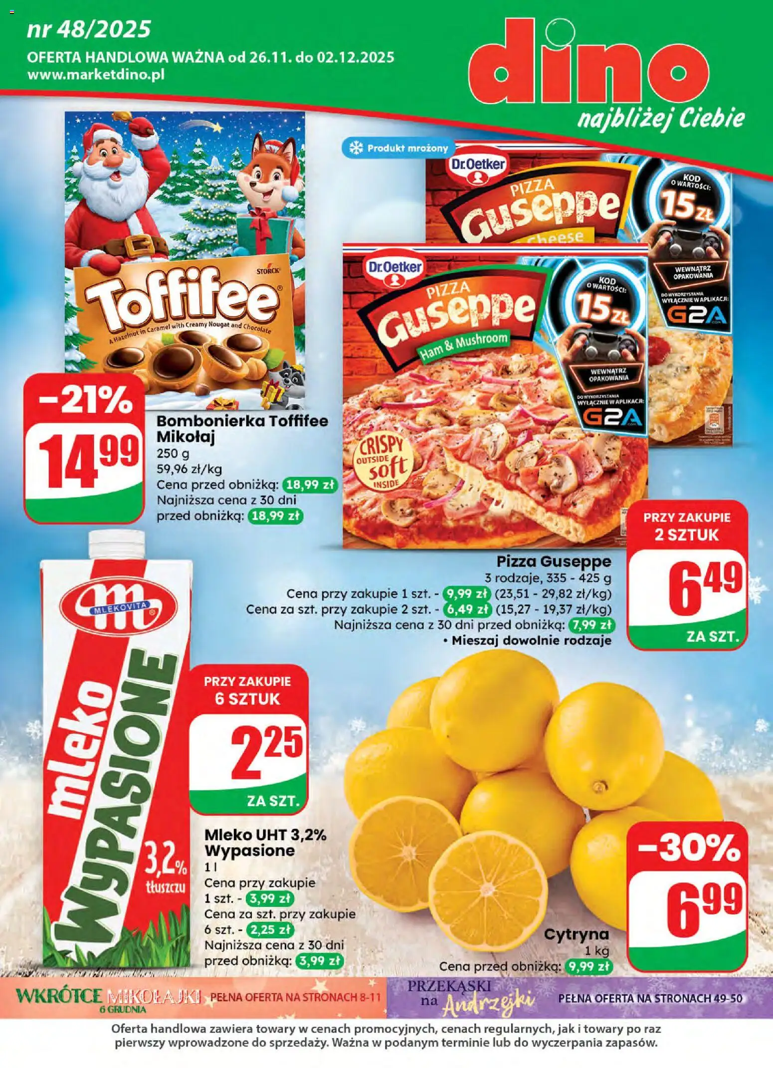 Pogląd gazetki "Gazetka" ze sklepu Dino ważnej od 26.11.2025