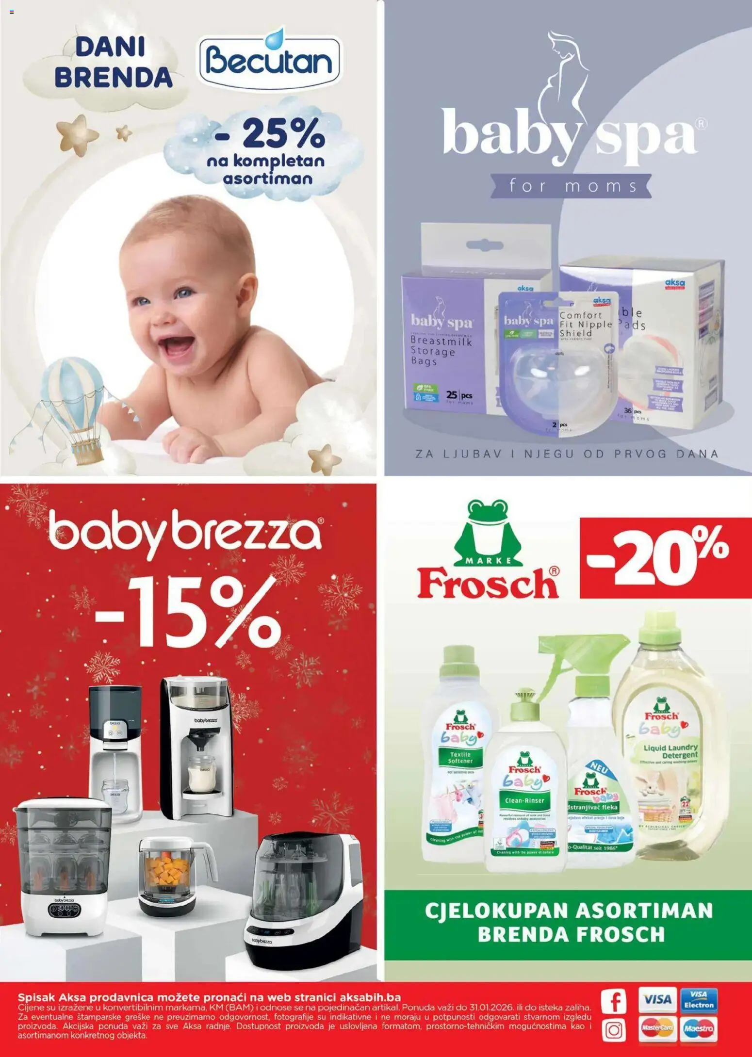 Pregled letka Katalog trgovine AKSA vrijedi od 2026.01.05