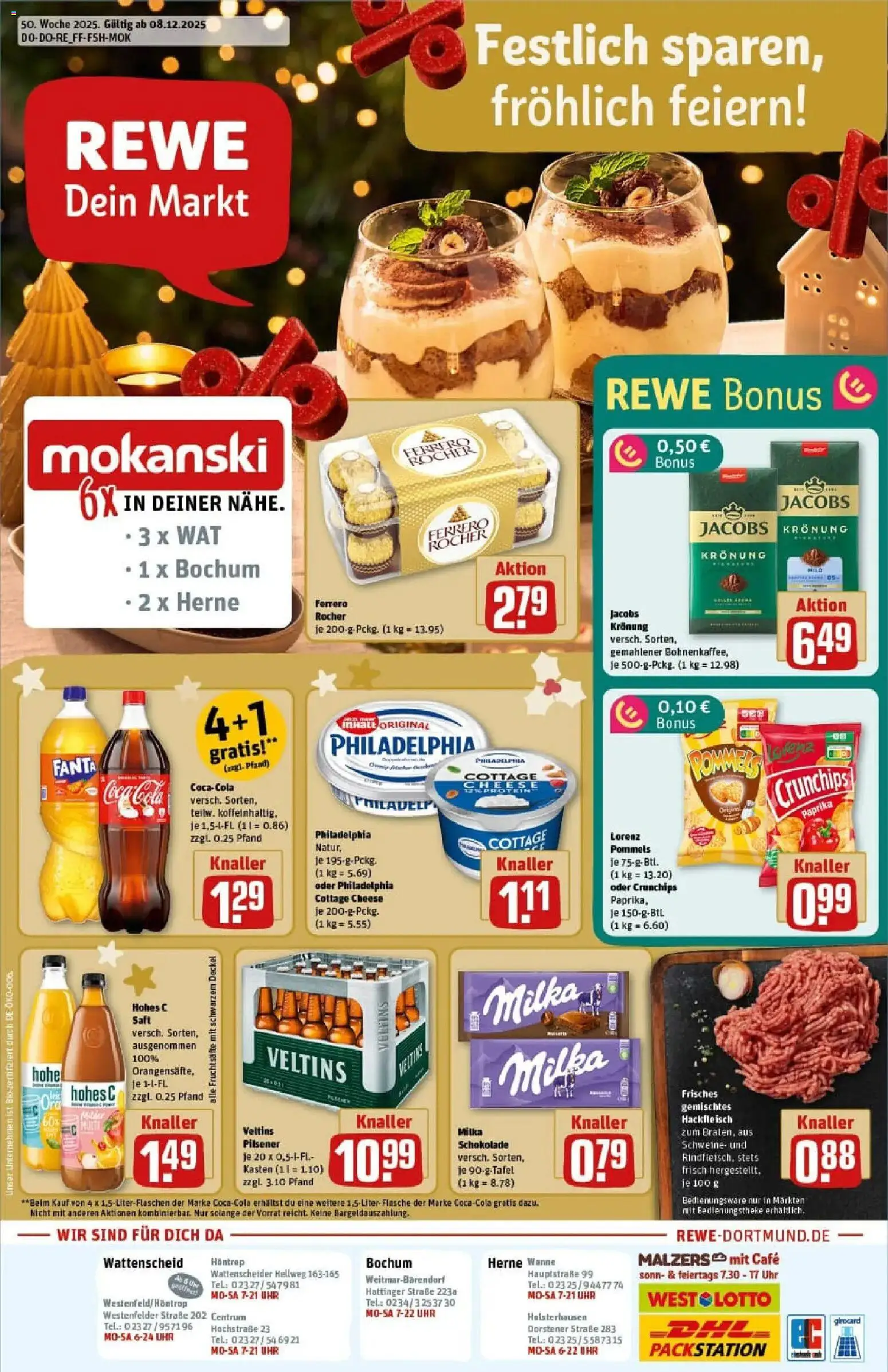 Vorschau von dem Prospekt des Geschäftes Rewe, gültig ab dem 07.12.2025