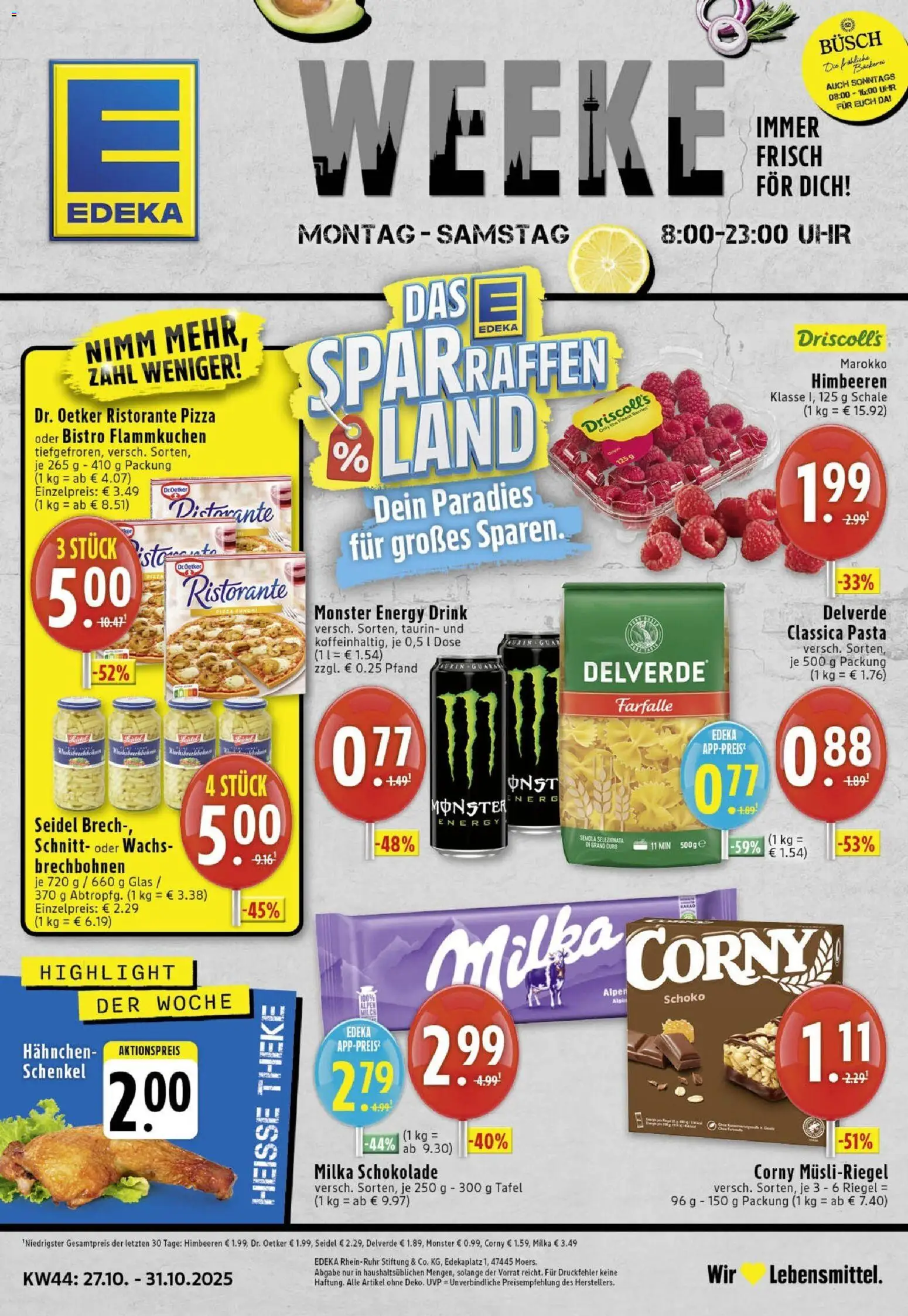 Vorschau von dem Prospekt des Geschäftes Edeka, gültig ab dem 26.10.2025