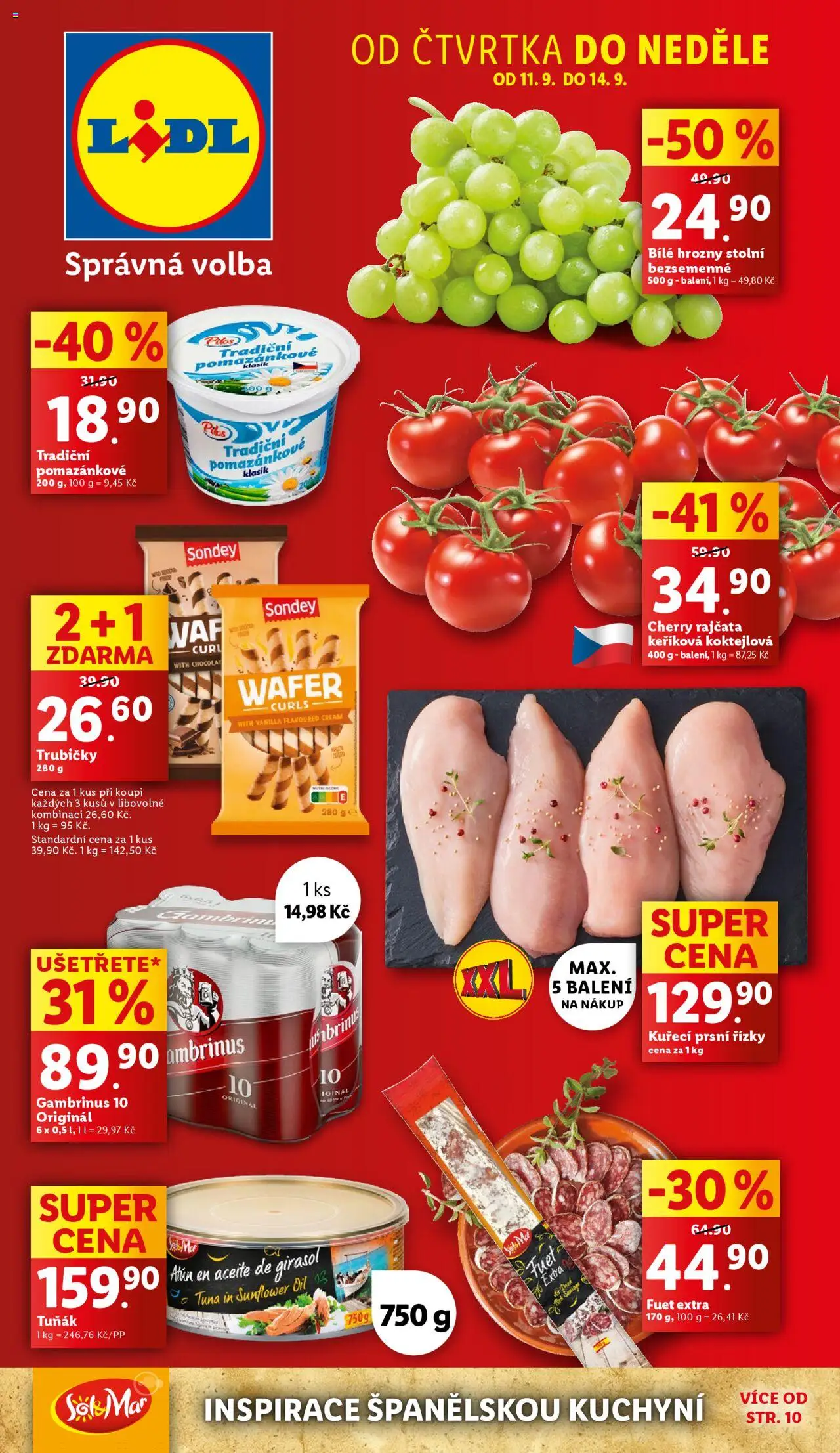  LIDL leták příští týden od 11.09.2025 >> Lidl Akce