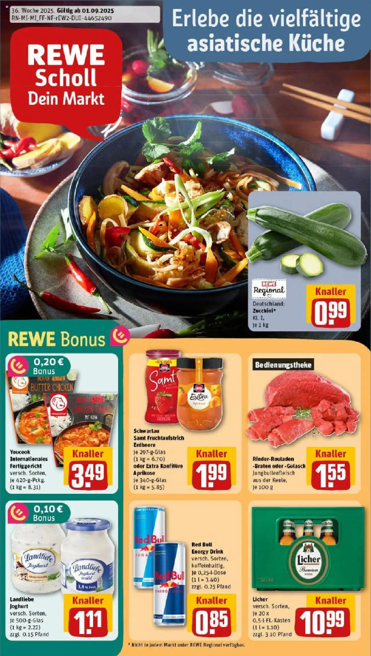 REWE Prospekt ab 01.09.2025 nächste Woche - Prospekt Büdingen	