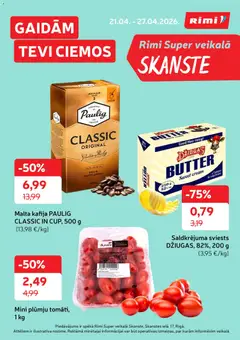 Skatīt Rimi akciju bukletu, derīgs no 21.04.2026.