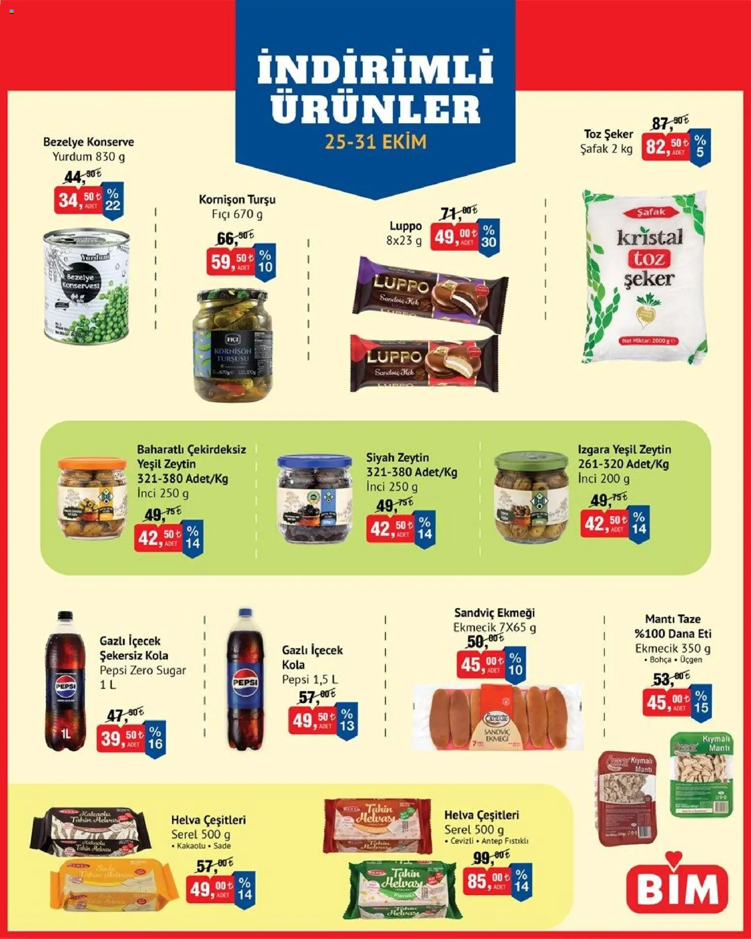 BİM Katalog bu hafta (25 Ekim 2025) - Aktüel Broşür - Sayfa numarası 1