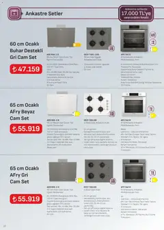 Arçelik Ankastre Kataloğu 01.12.2025 - Broşürünün önizlemesi | Strana: 10