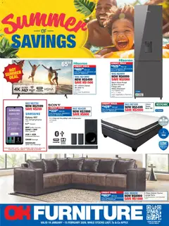 Preview of OK Furniture flyer valid from 19/01/2026