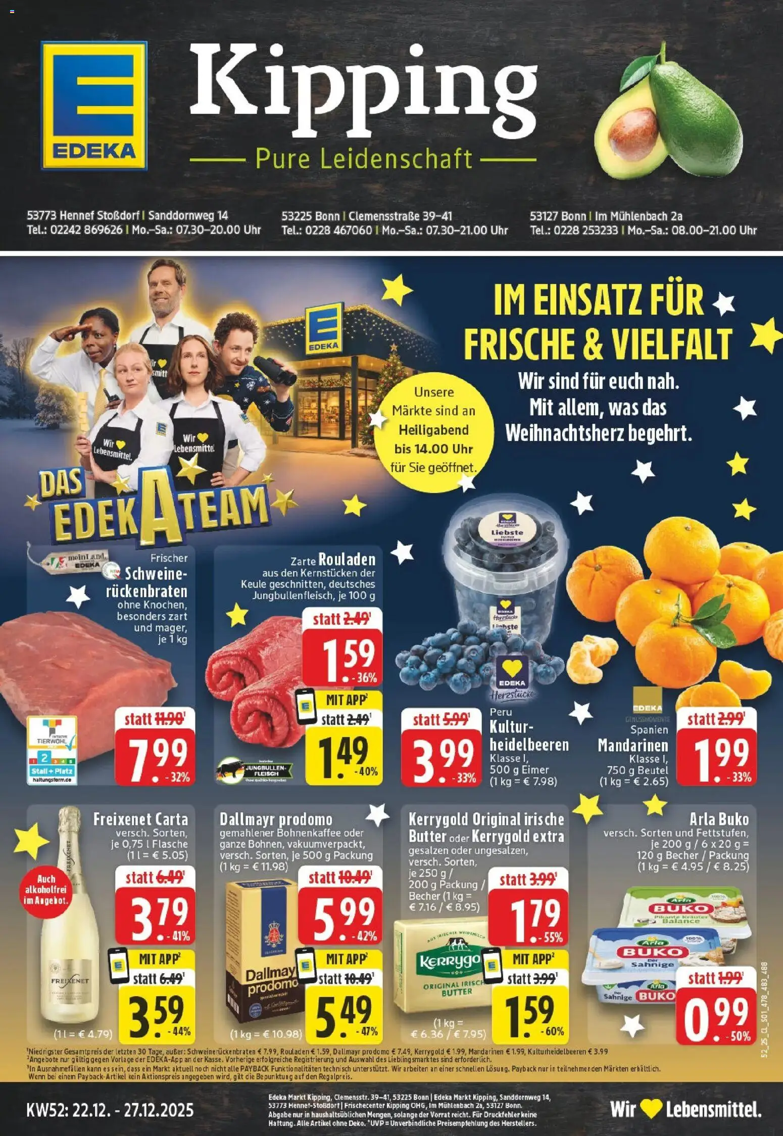 Vorschau von dem Prospekt des Geschäftes Edeka, gültig ab dem 22.12.2025