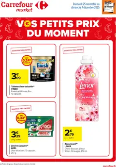 Prévisualisation de Vos petits prix du moment du magasin Carrefour Market formulaire valide 25/11/2025