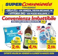Anteprima dell'opuscolo SuperConveniente volantino Gela/Vittoria dal negozio SuperConveniente valido da 06/03/2026