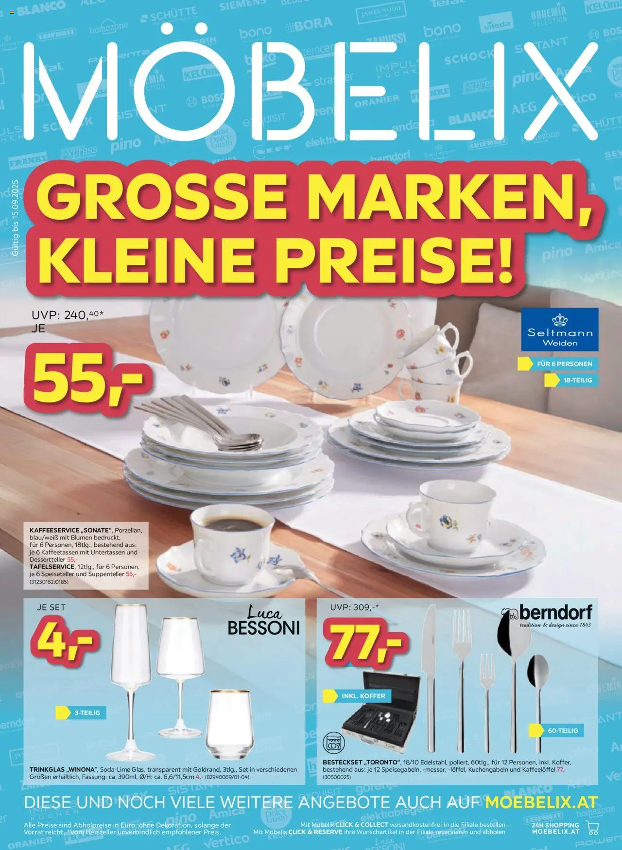  Möbelix Grosse Marken, Kleine Preisen ab (09.09.2025 - 15.09.2025) - Seite 1 - Koffer