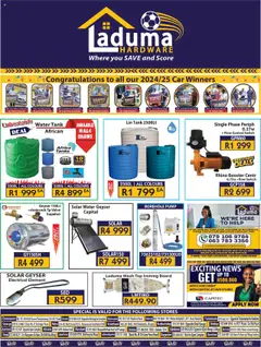 Preview of Laduma Hardware flyer valid from 20/10/2025