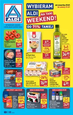 Pogląd gazetki "Okazje na weekend" ze sklepu Aldi ważnej od 29.01.2026