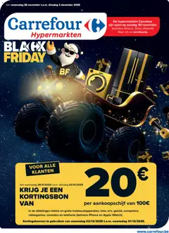Voorbeeld van Black Friday van winkel Carrefour geldig vanaf 26/11/2025