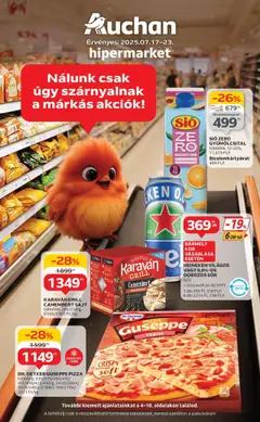 Auchan - Miskolc Akciós újság Auchan megtekintése, amely érvényes 2025.07.17.-től