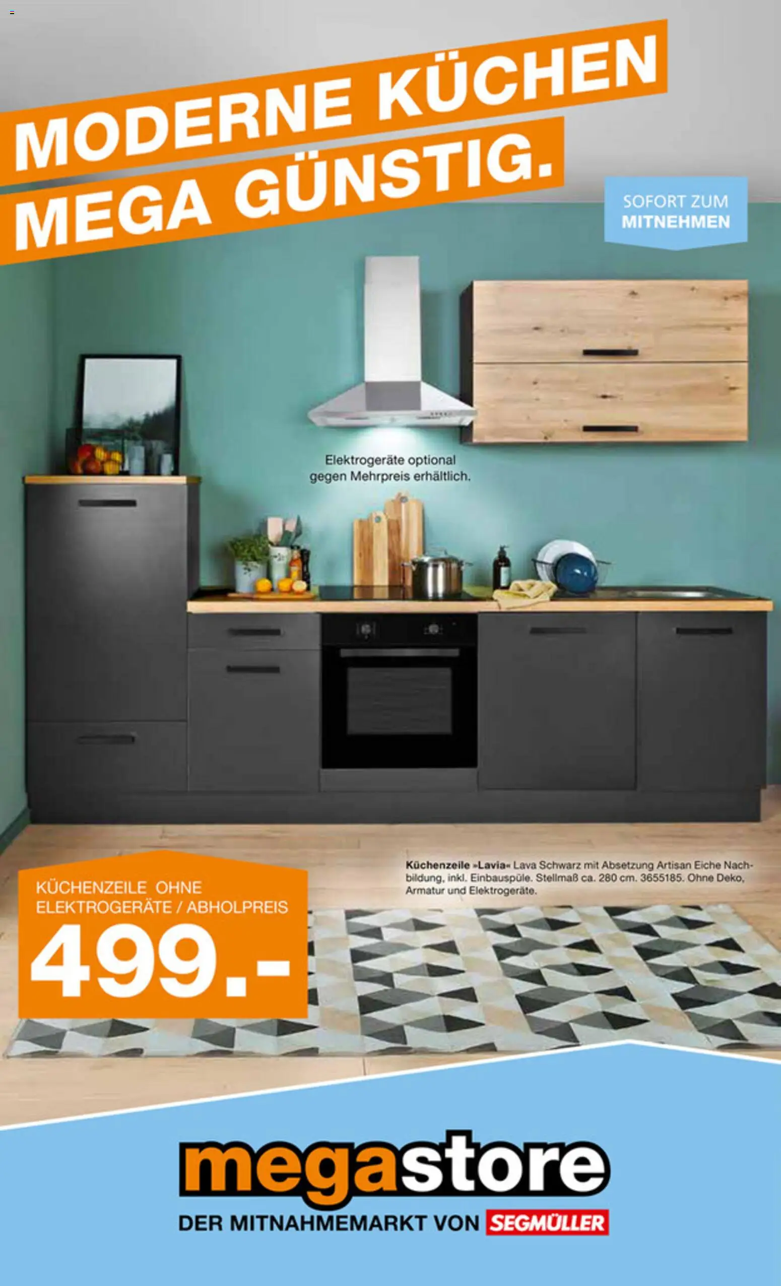 Vorschau von dem Prospekt des Geschäftes Segmüller, gültig ab dem 01.12.2025 - Kuchen, Küchenzeile, Armatur