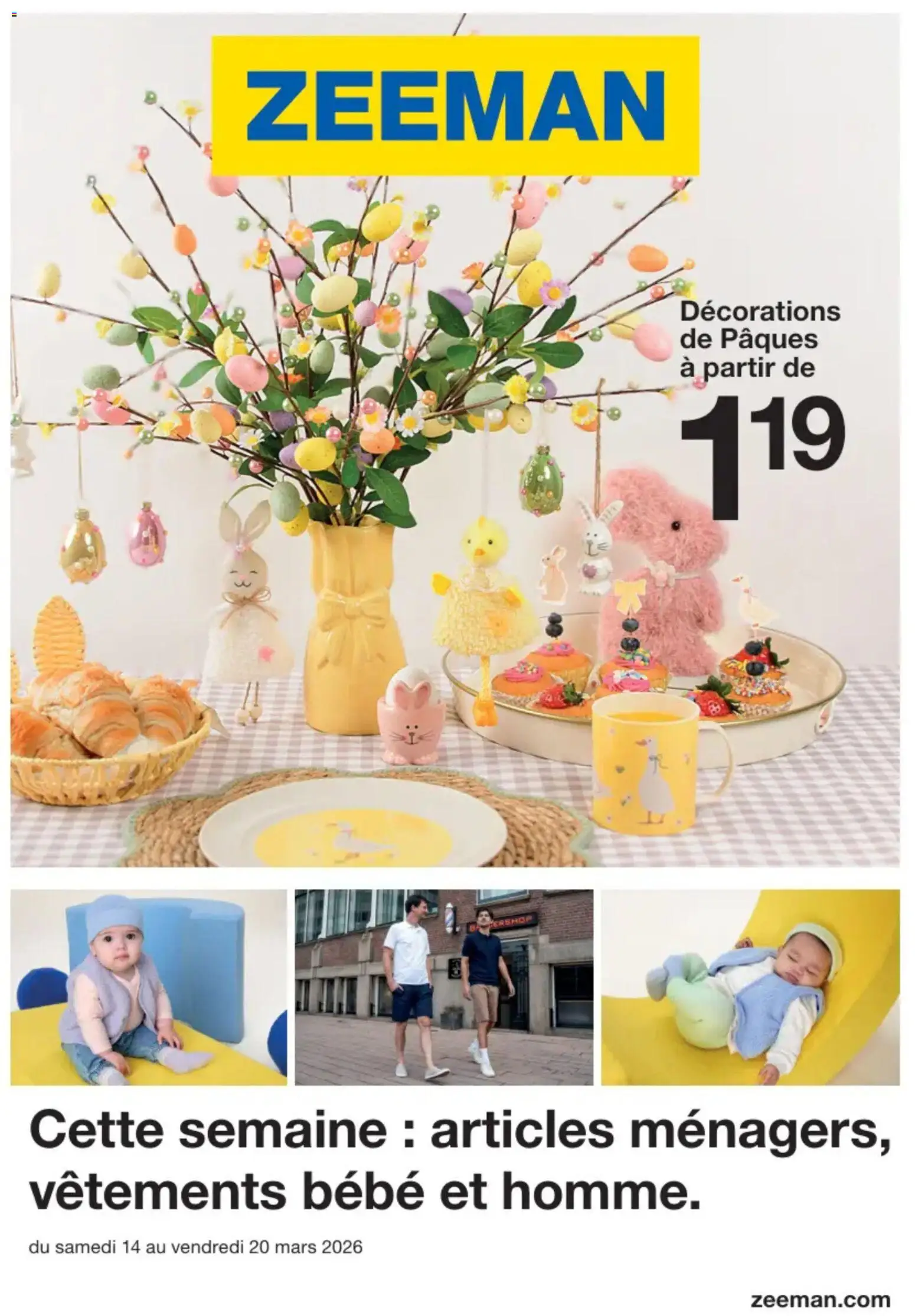 Voorbeeld van Zeeman Publicité van winkel Zeeman geldig vanaf 14/03/2026