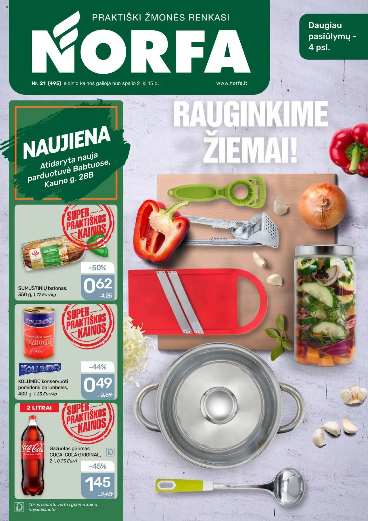 NORFA leidinys galioja nuo 2025.10.02 – puslapio numeris 1