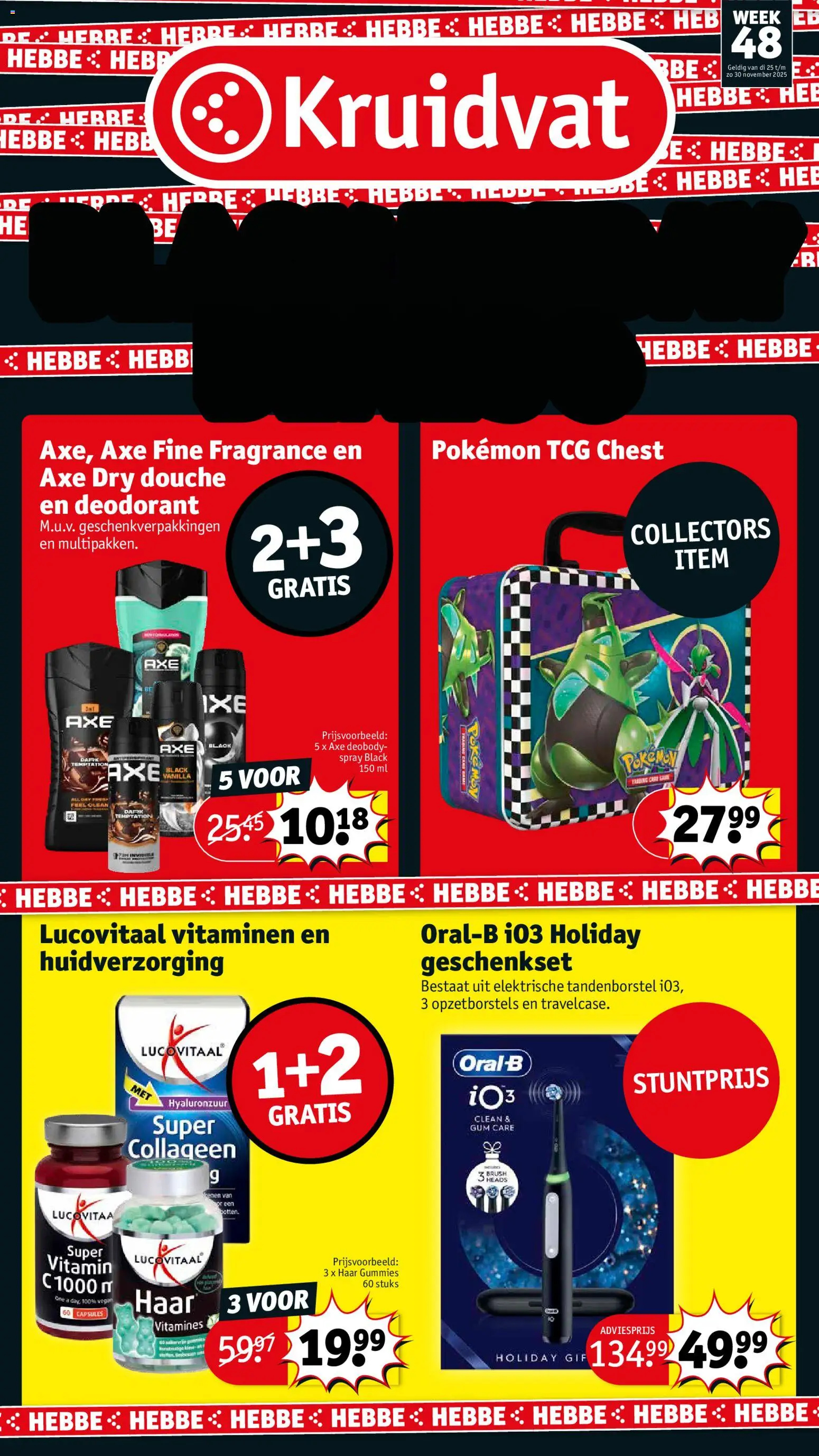 Voorbeeld van Black Friday van winkel Kruidvat geldig vanaf 25/11/2025