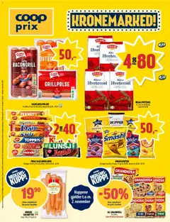 Forhåndsvis Kundeavis fra butikk Coop Prix gyldig fra 27/10/2025