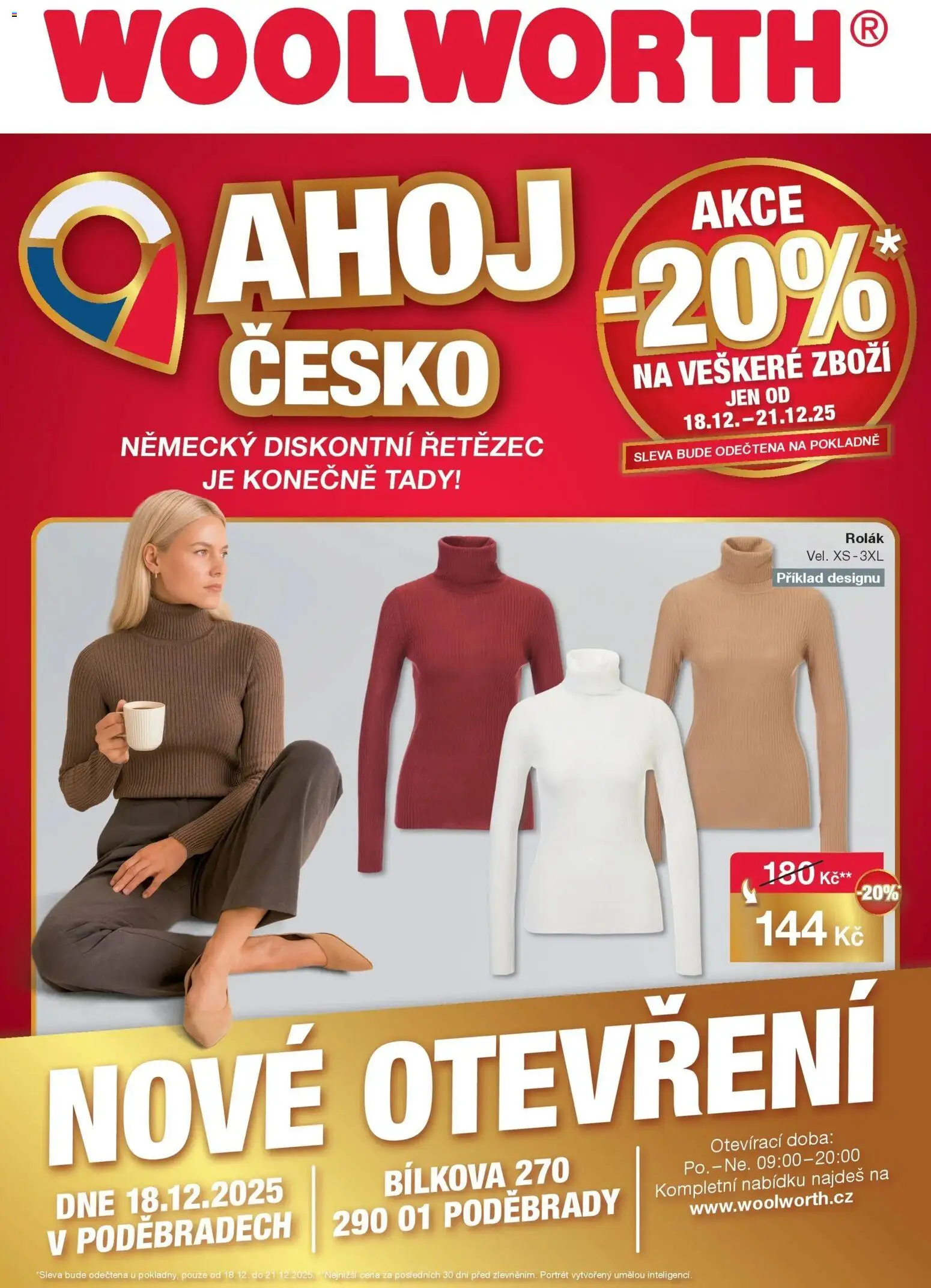 Náhled nabídky: Woolworth Leták - Poděbrady platný od 18.12.2025