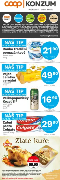 Náhled nabídky: Konzum Leták platný od 15.10.2025