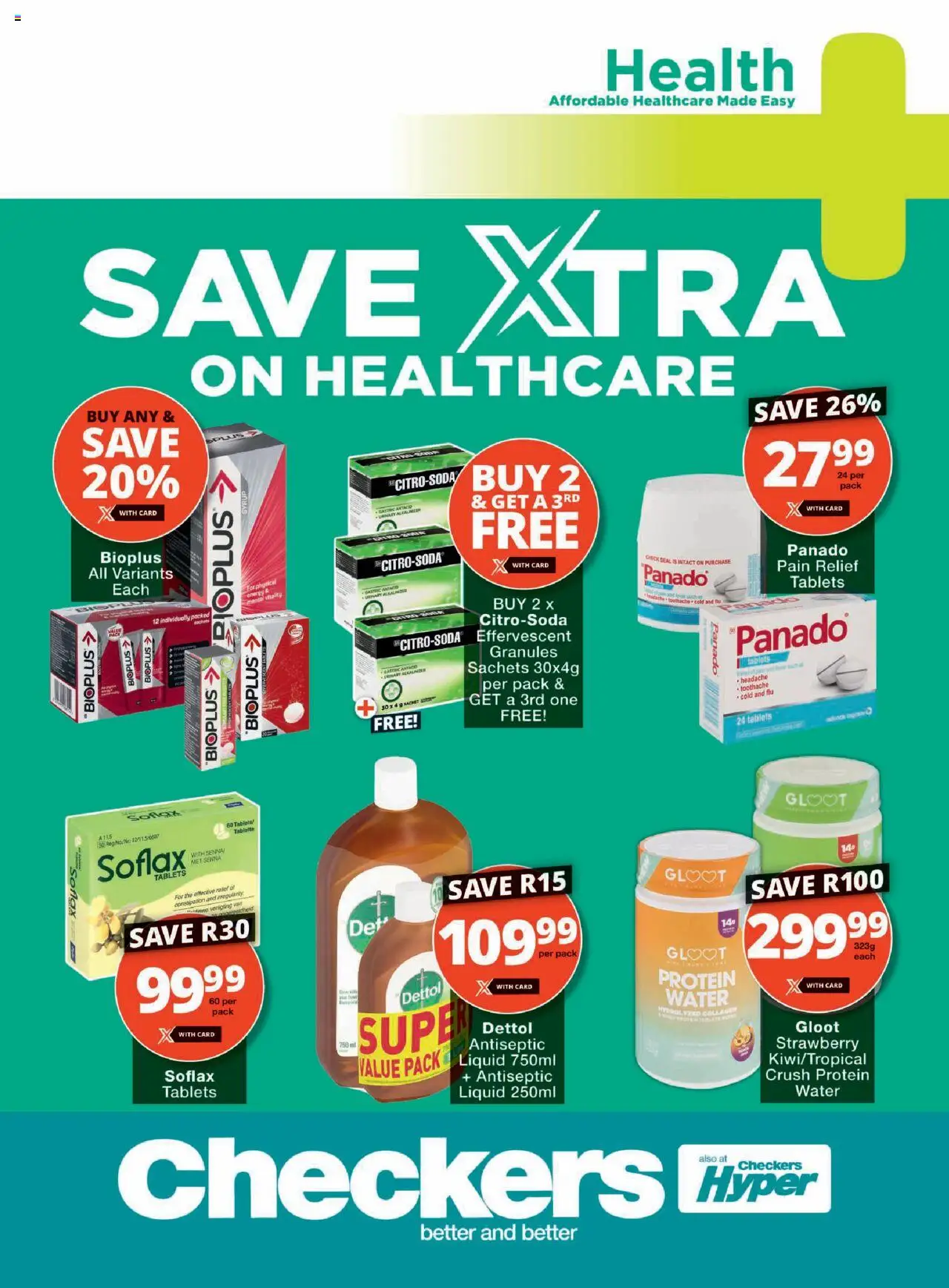 Checkers Medirite October Month-End Promotion 20/10 - 09/11/2025 >> Catalogue