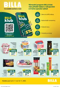 Náhled nabídky: Billa Leták - Billa bonus club platný od 05.11.2025