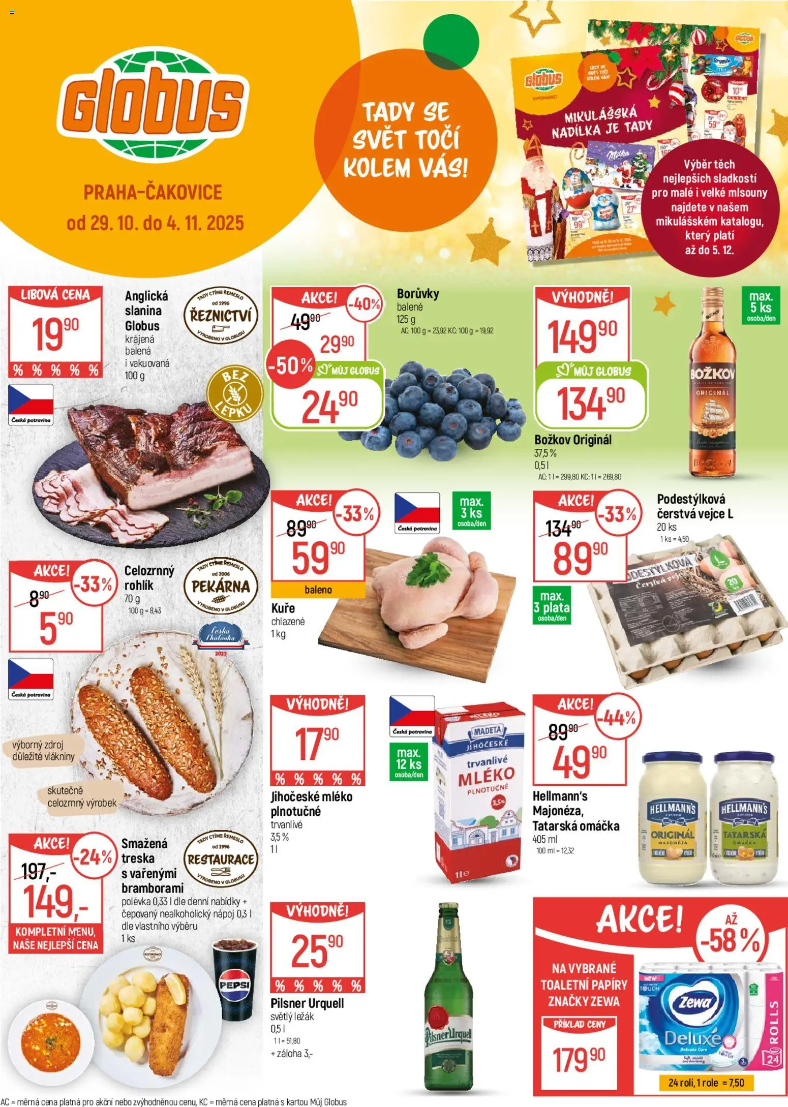  Globus leták od 29.10.2025 >> Akční nabídka "Leták"