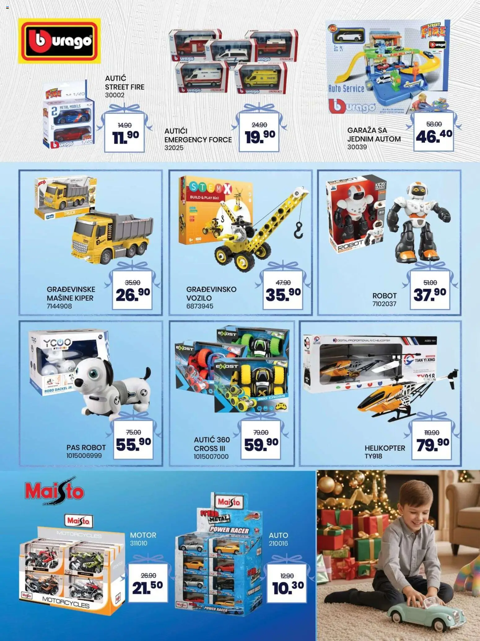 Pregled letka Čarobni svijet igračaka trgovine FIS vrijedi od 2025.12.01