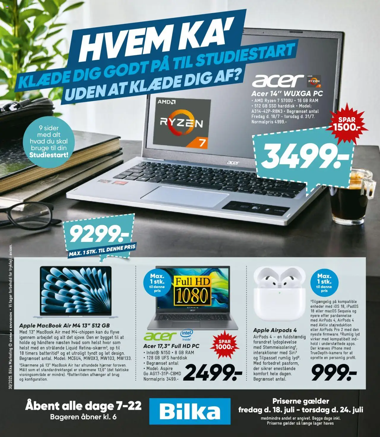 Bilka tilbudsavis gyldig fra 18/07/2025 - side 1