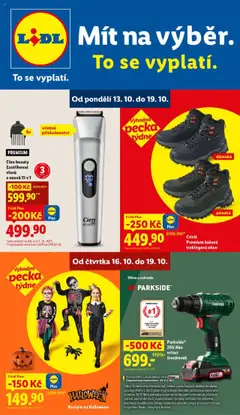 Náhled nabídky: Lidl Leták - Spotřební zboží platný od 13.10.2025