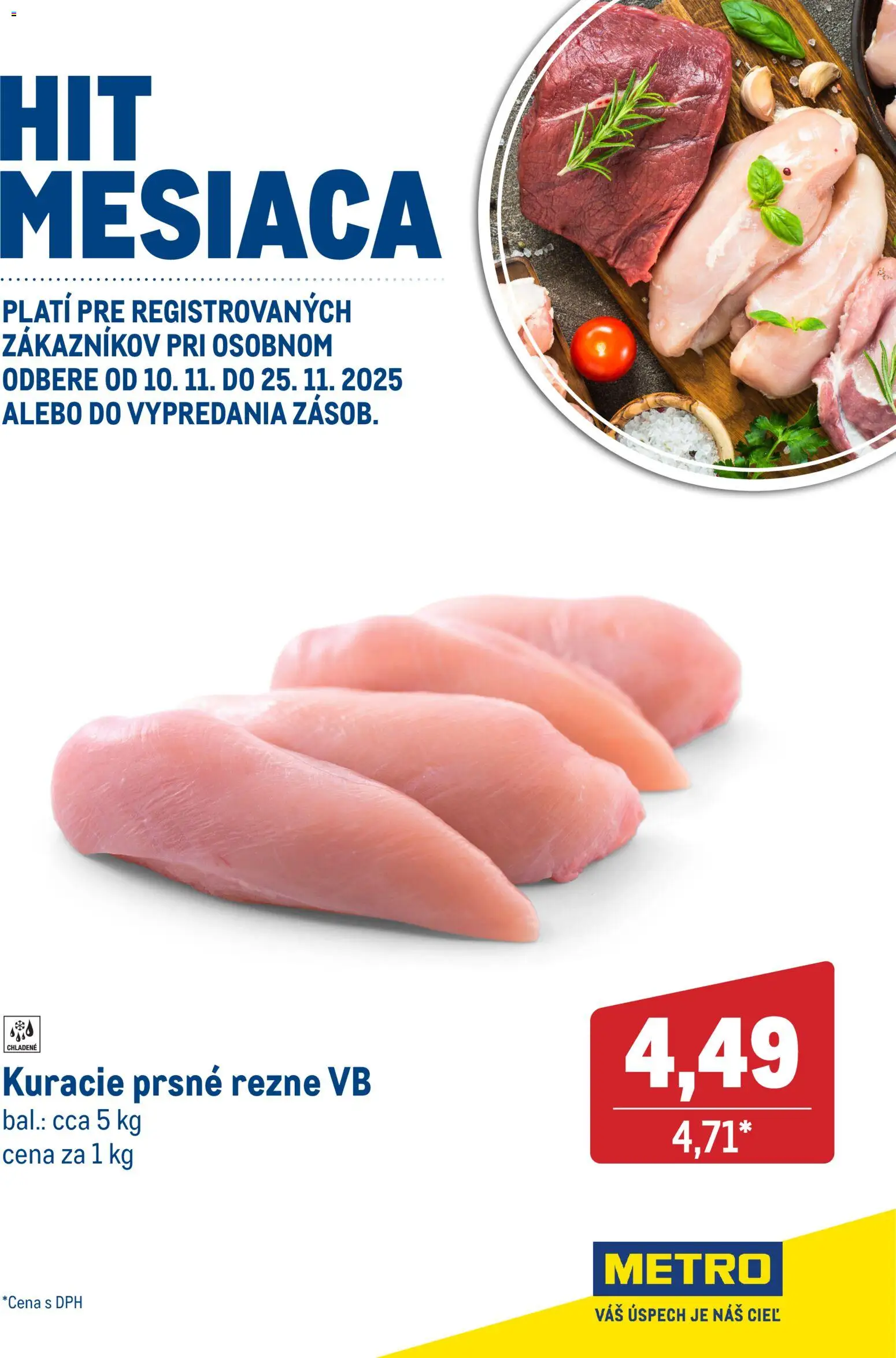 Náhľad Metro letáku platného od 03.11.2025