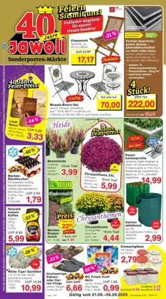 Vorschau von dem Prospekt des Geschäftes Jawoll, gültig ab dem 01.09.2025