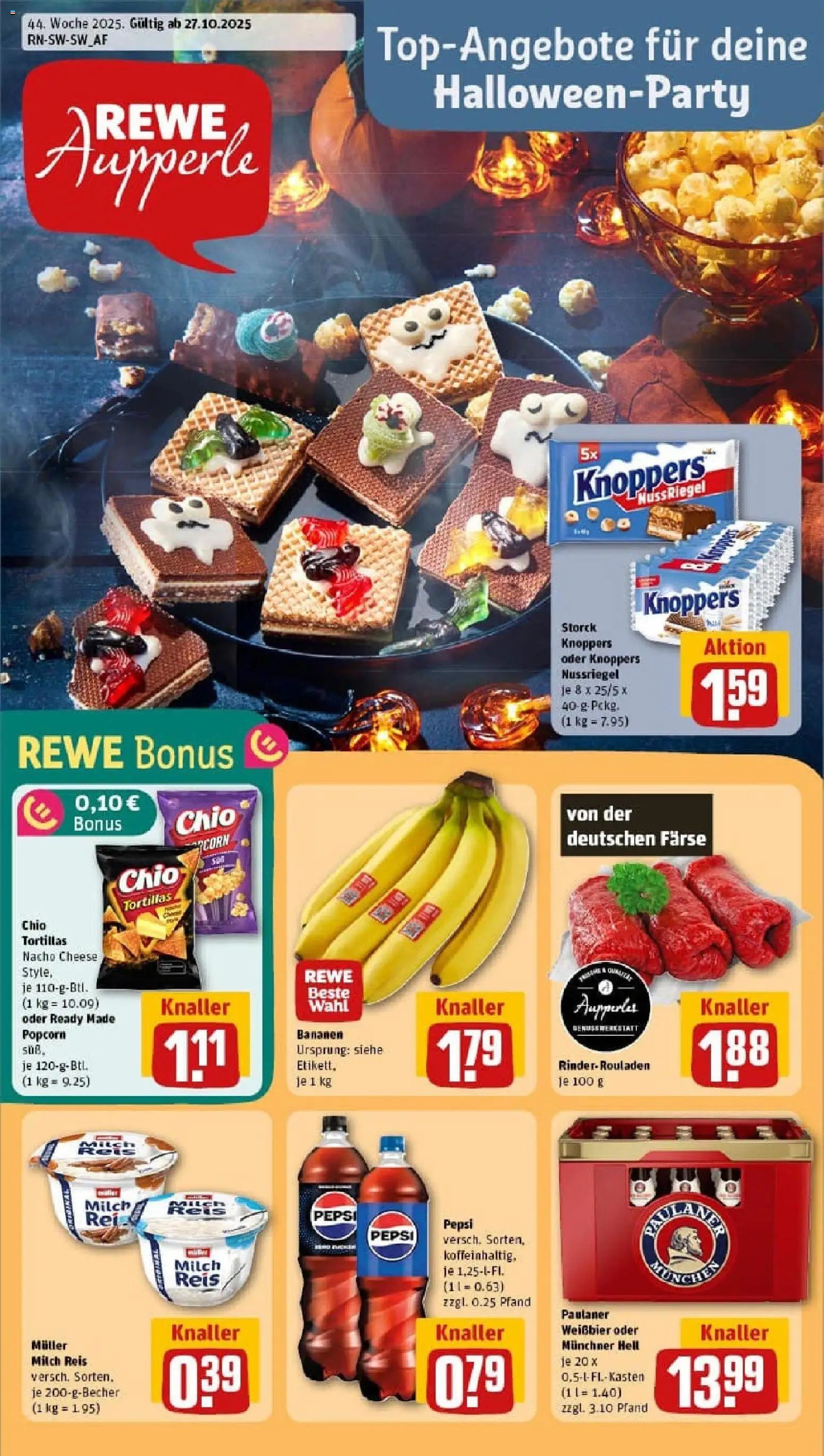 Vorschau von dem Prospekt des Geschäftes Rewe, gültig ab dem 26.10.2025