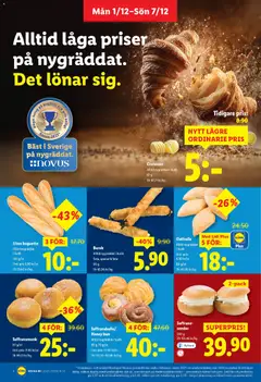 Förhandsgranska reklamblad Aktuella reklamblad Lidl från butik Lidl gäller från 01/12/2025 | Sida: 4