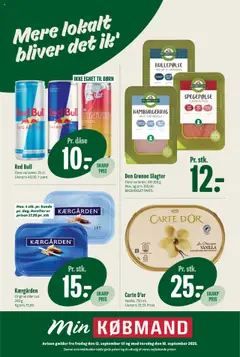 Eksempel på tilbudsavis Tilbudsavis fra butik Min Købmand gyldig fra 12/09/2025