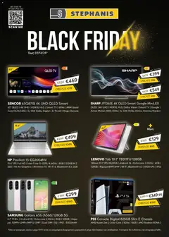 Προεπισκόπηση φυλλαδίου Black Friday από το κατάστημα Stephanis σε ισχύ από 28/11/2025