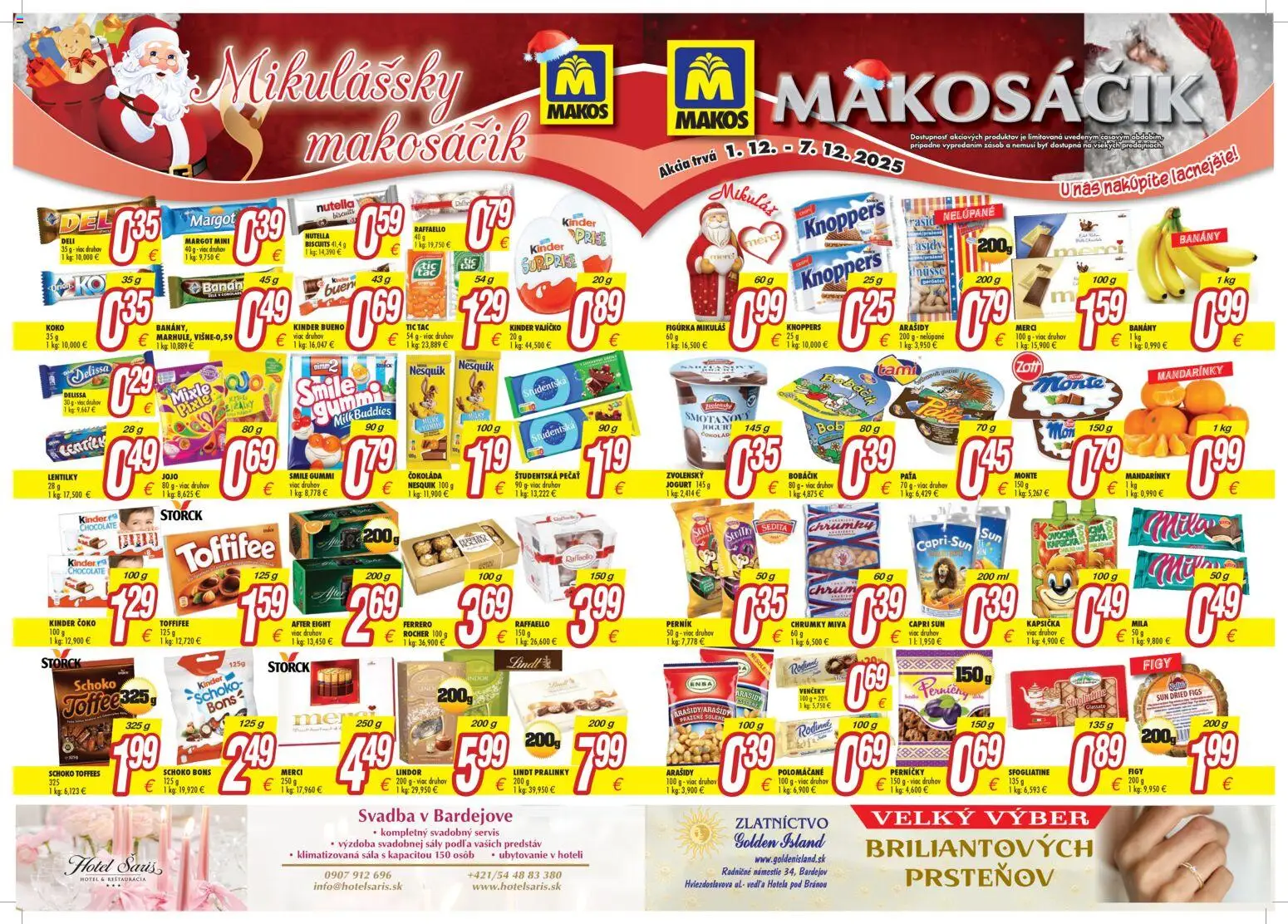 Náhľad Makos letáku platného od 01.12.2025