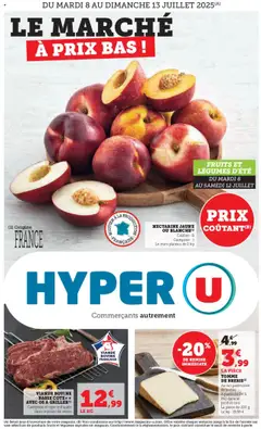 Prévisualisation de Le marché à prix bas ! du magasin Hyper U formulaire valide 08/07/2025