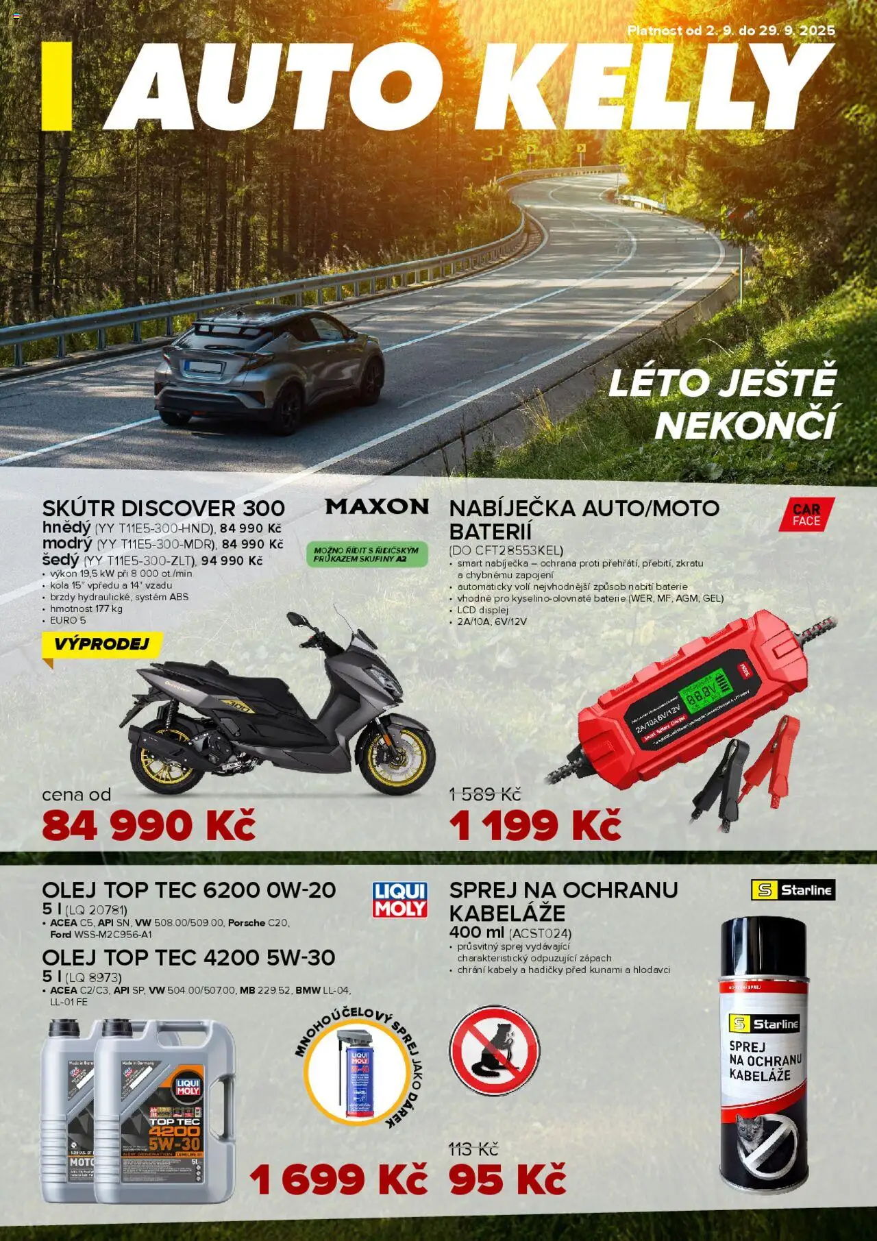  Auto Kelly Leták (02.09.2025 - 29.09.2025)