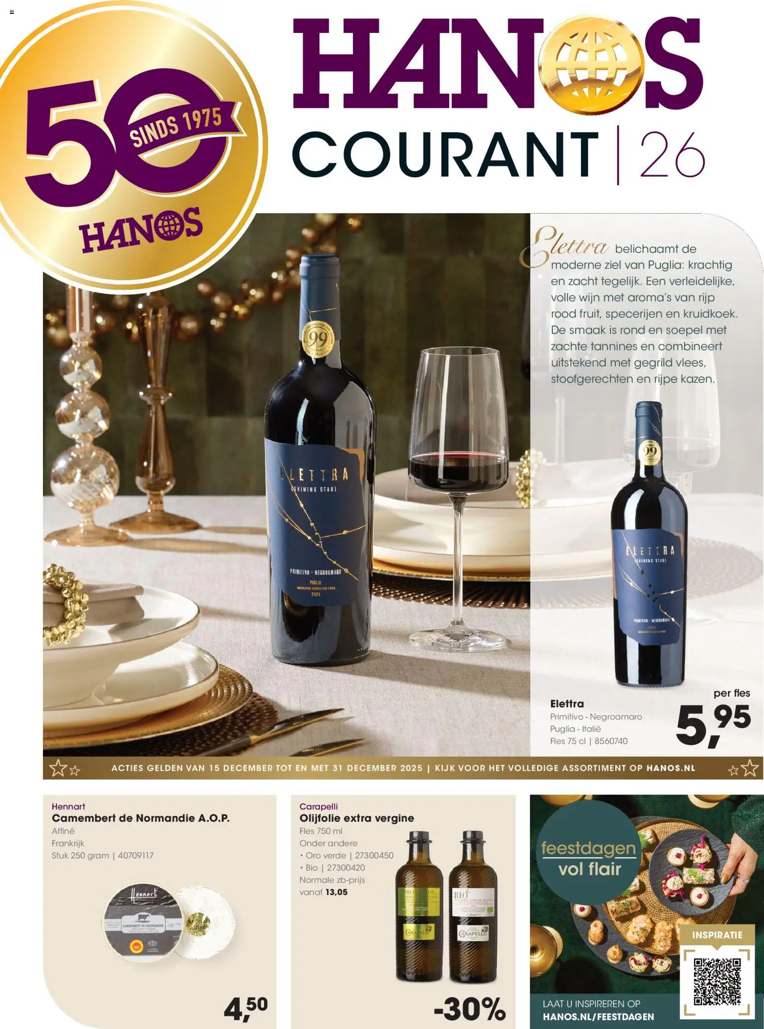 Voorbeeld van Folder van winkel Hanos geldig vanaf 15-12-2025