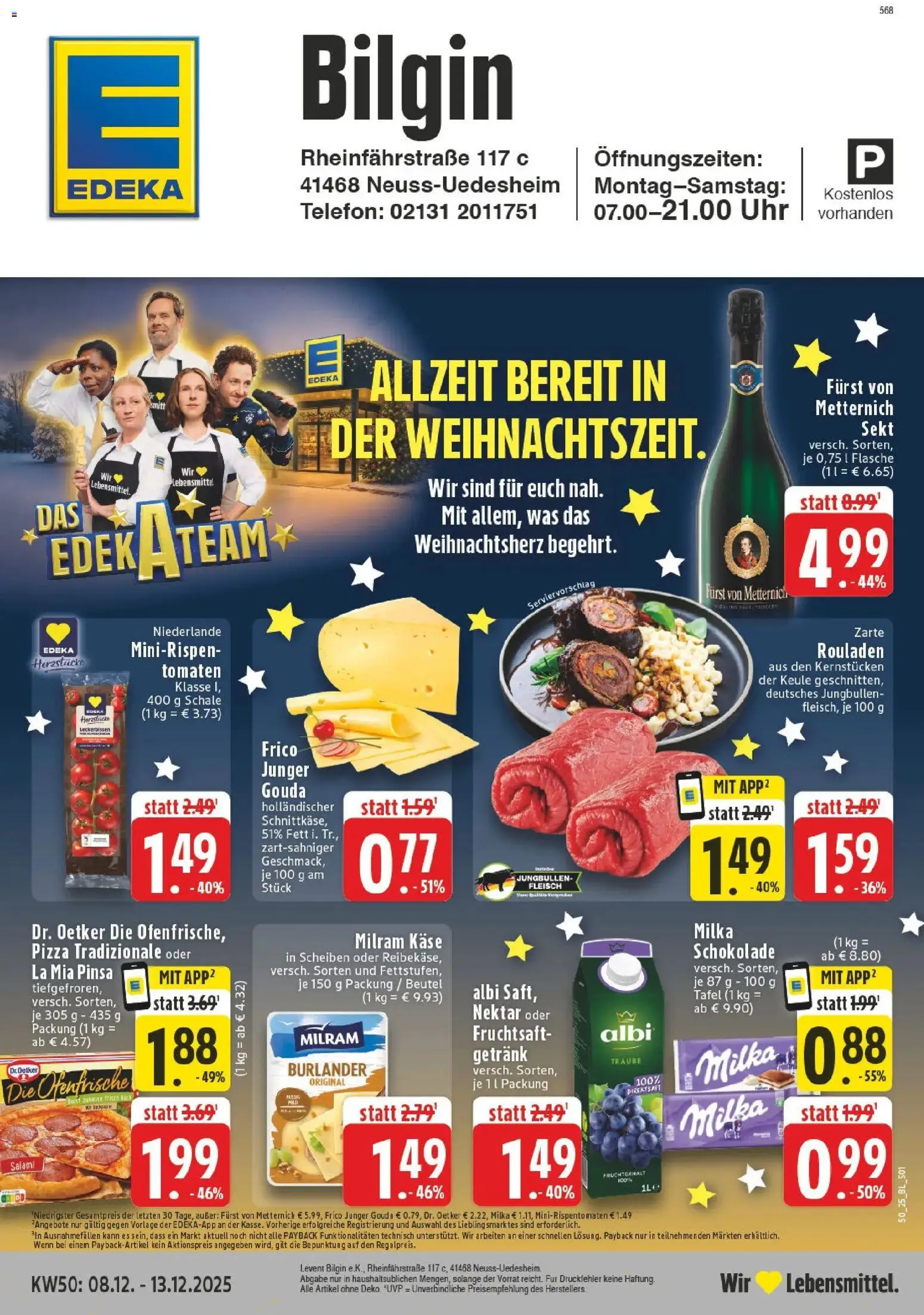 Vorschau von dem Prospekt des Geschäftes Edeka, gültig ab dem 07.12.2025