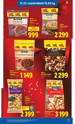 Lidl - Akciós újság Lidl megtekintése, amely érvényes 2025.11.27.-től | Oldal: 15